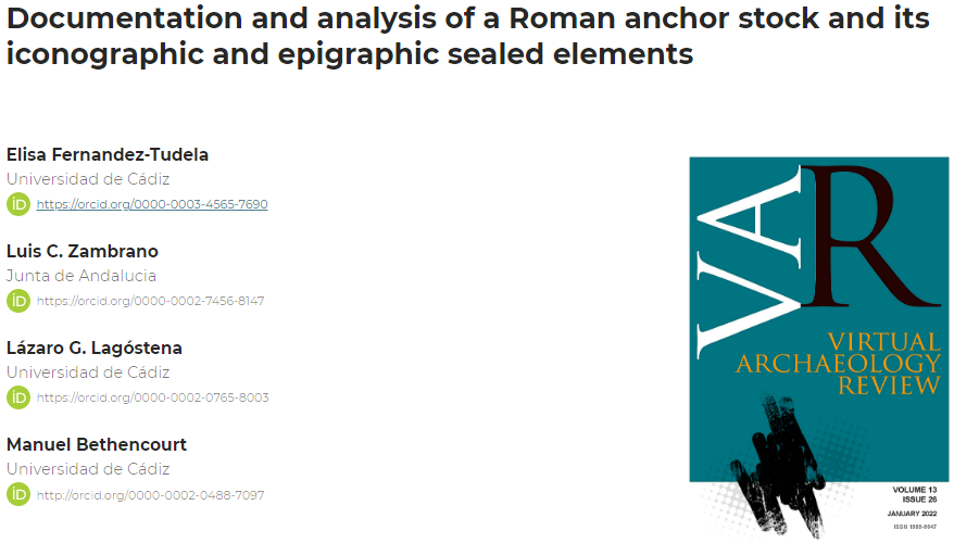 Documentation and analysis of a Roman anchor stock and its iconographic and epigraphic sealed elements